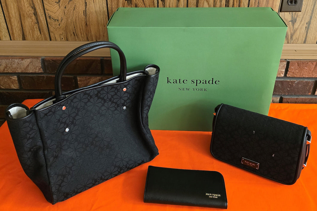 Sure Tip Donations - Kate Spade Purse Bundle (Black) - 13754